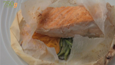 Papillote de saumon toute simple