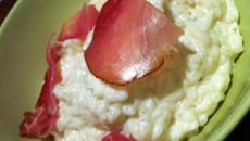 Risotto boursin et jambon de parme