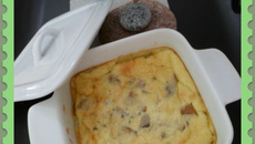 Cocottes roquefort-jambon et champignons