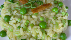 Risotto aux petits pois