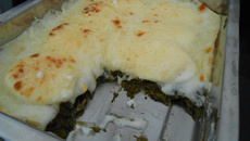 Gratin d'épinard à la florentine
