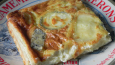 Tarte aux 4 fromages et au fromage cottage cheese