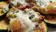 Courgettes aux œufs