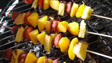 Brochettes briochees de nectarines