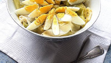 Salade de poireaux moutardée