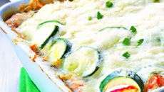 Gratin de légumes et au Cottagecheese