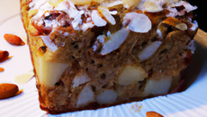 Gâteau aux pommes et amandes