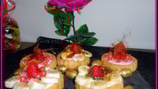 Douceurs à la fraise, banane