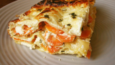 Lasagnes aux carottes et à la feta