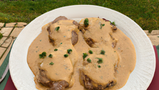 Escalopes de veau sauce savoyarde
