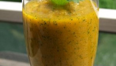 Gaspacho de carottes à la coriandre