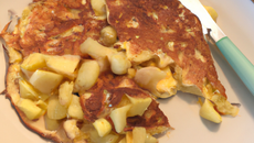 L'omelette aux pommes