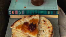 Croque-tortillas à la pomme et à la confiture de lait