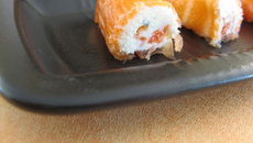 Amuse gueule au saumon et fromage frais