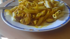 Pâtes au curry