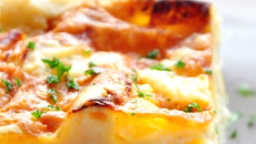 Lasagnes blanches aux 3 fromages (comté, chèvre & bleu)