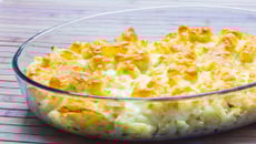 Gratin de chou-fleur à la crème de Saint Agur