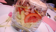 Cocktail de Ccevettes de la mer du nord