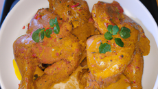 Chapon au beurre d'épices