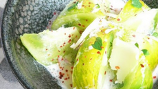 Tomate green zebra au lait de fromage Pur Brebis Pyrénées