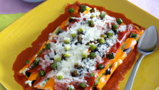 Enchiladas aux légumes maison