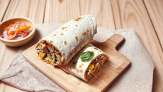 Wraps thon, surimi, œufs, concombre et feta