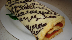 Gâteau roulé à la goyave