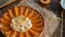 Tarte à l'abricot et au fromage blanc