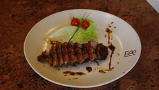 Canard colvert rôti aux poivres