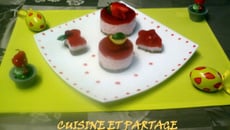 Bavarois aux spéculoos et aux fraises