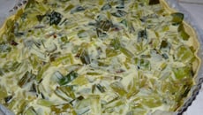 Tarte aux poireaux curry