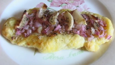 Tarte fondante à l'échalotte