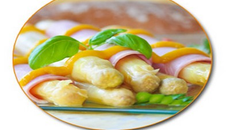 Roulés de jambon aux asperges