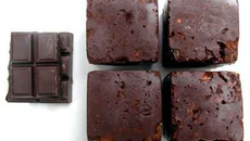 Cubes ronds et bons au chocolat