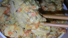 Poulet au Champagne et aux légumes à la crème