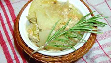 Gratin poireaux - pommes de terre