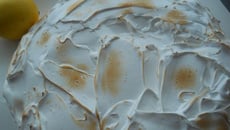 Gâteau meringué au lemon curd