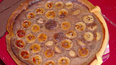 Tarte banane chocolat vite faite
