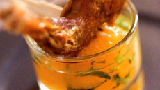 Pigeonneaux des Dombes, Cappuccino de Topinambour