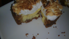 Tarte au citron vert sur fond de spéculos