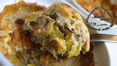 Poireaux gratinés en crème de béchamel