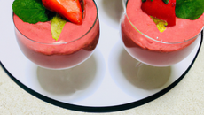 Mousse express à la fraise