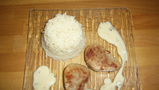 Filet mignon de porc au parmesan