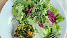 Petits flans aux fanes de betteraves