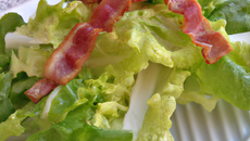 Frisée aux lardons facile