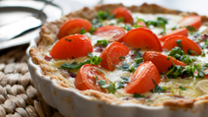 Quiche à la tomate