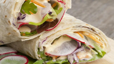 Veggie wrap pimenté