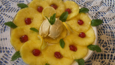 Carpaccio  d'ananas