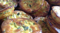 Mini flans de courgettes et feta
