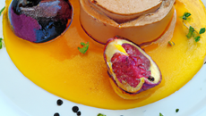 Délicieux foie gras à la mangue